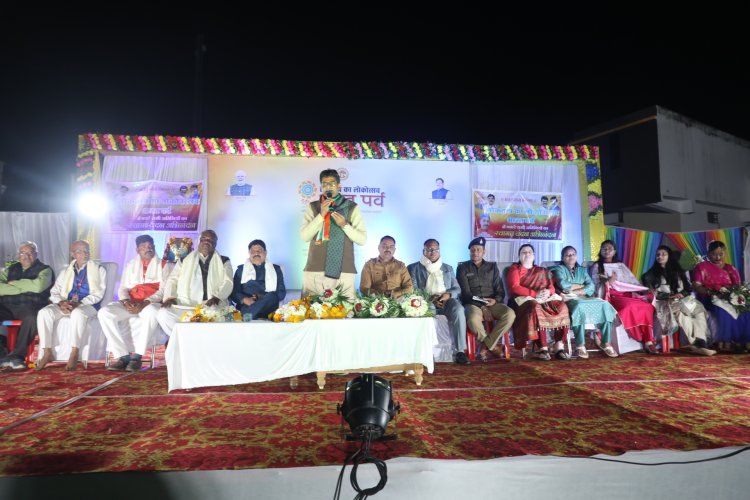 भारत पर्व पर लोक गायन तथा कथक नृत्य की प्रस्तुति